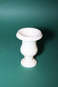 White Alabaster Urn Vase, 1970s.