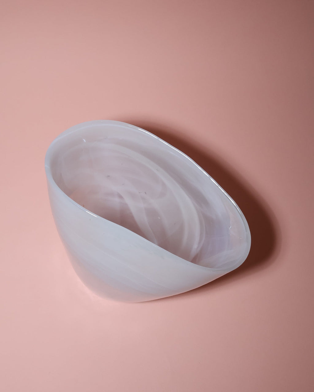 White Glass Vase