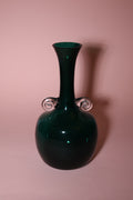 Green Crystal Decanter / Vase