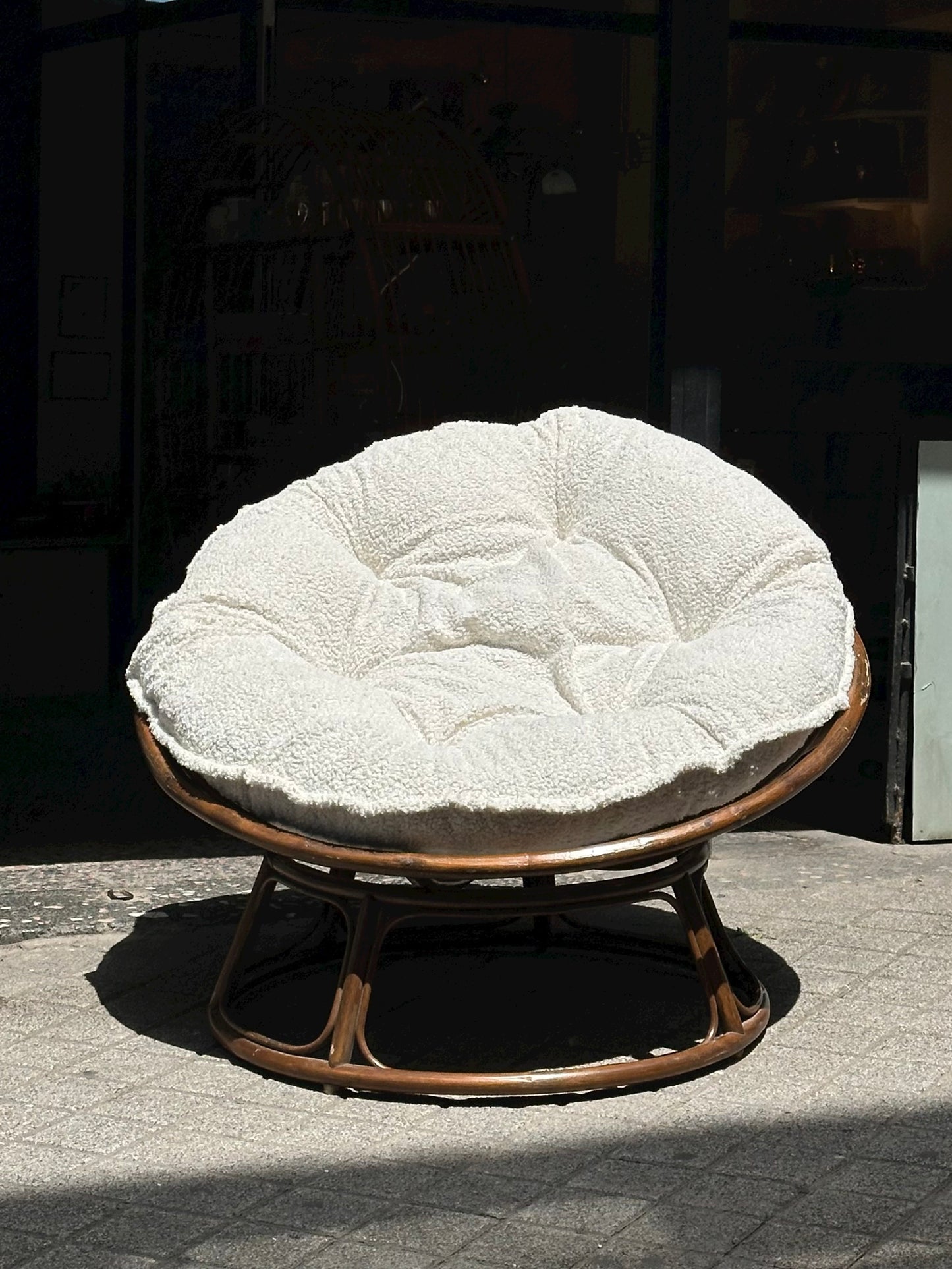 Bamboo "Papasan" Lounge Chair, 1970s.